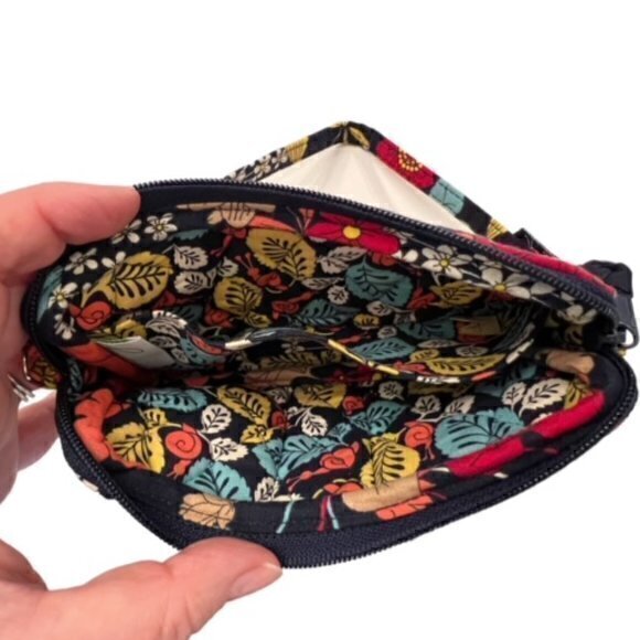 Vera Bradley Happy Snails Pattern Small Carry Shoulder Bag BOHO COTTAGECORE EUC - Picture 6 of 6